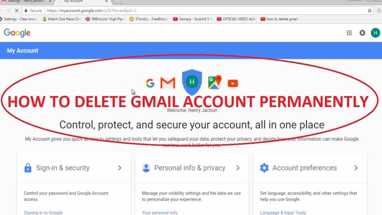 How to Delete Your Gmail Account