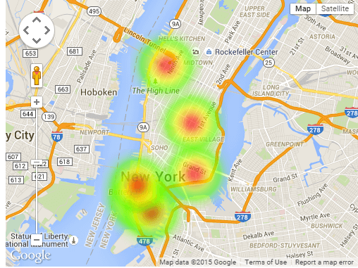 Google Heatmaps Google Heatmaps