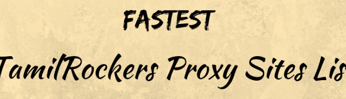 unblock Tamil rockers website using proxies and VPN unblock Tamil rockers website using proxies and VPN