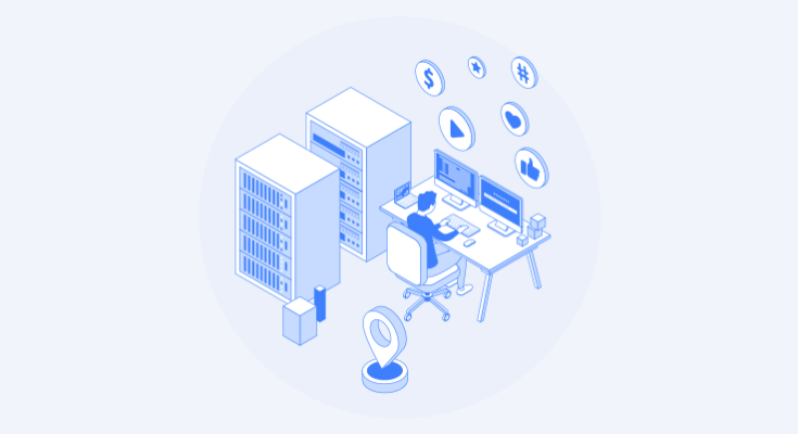 Illustration of web scraping proxies and their usage
