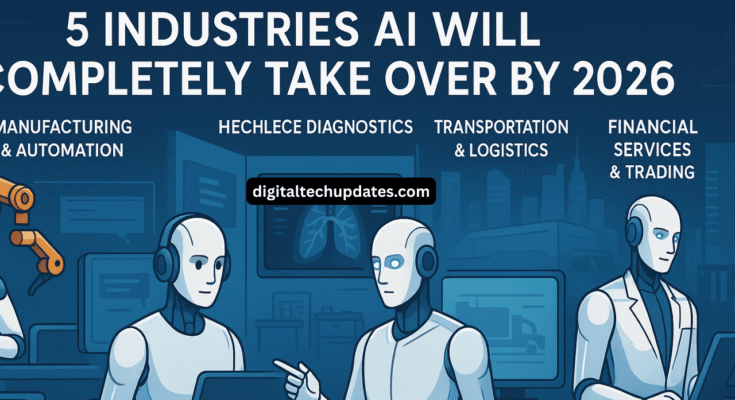 AI technologies revolutionizing healthcare, manufacturing, finance, and logistics
