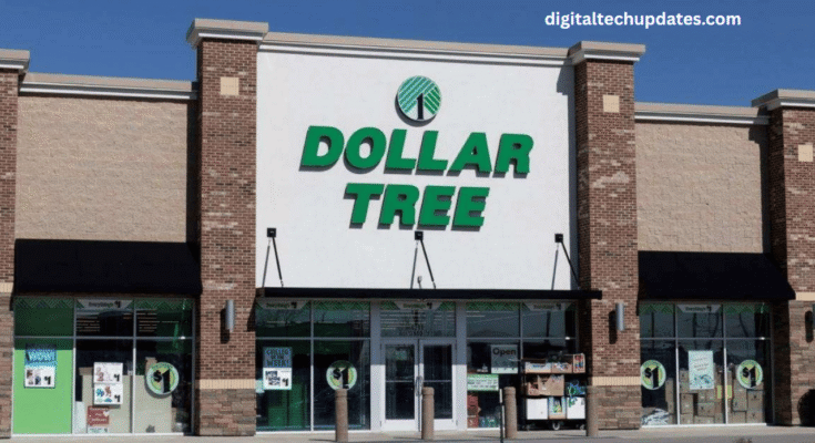 Dollar Tree Compass Mobile app login screen on a smartphone showing username and password fields