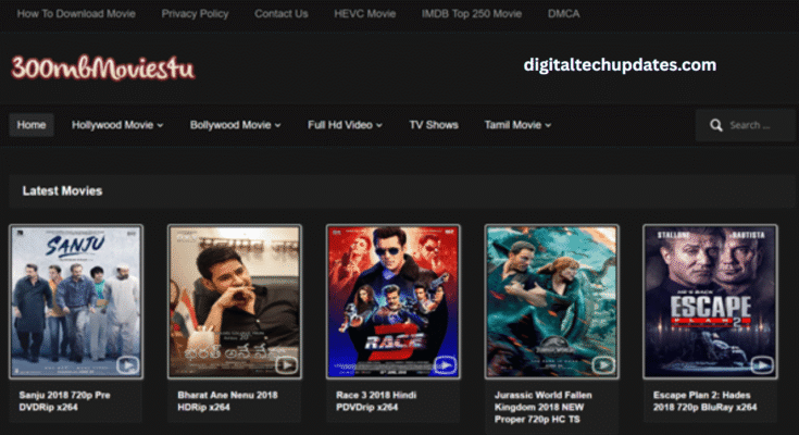 Hollywood movies download site 300mbmovies4u.com