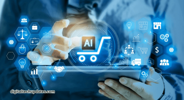 E-commerce business using AI-powered tools in 2025 for automation, personalization, and global growth