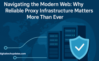 Secure network servers representing reliable proxy infrastructure that protects data privacy and ensures safe browsing on the modern web.