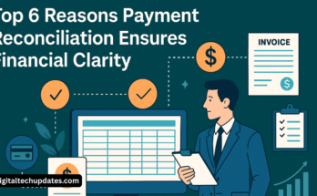 Illustration showing payment reconciliation process for improved financial clarity.