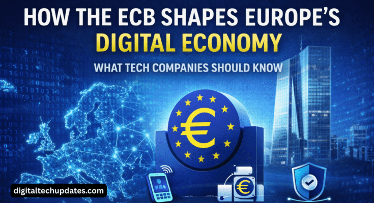 ECB shaping Europe’s digital economy through digital payments, fintech regulation, and the digital euro