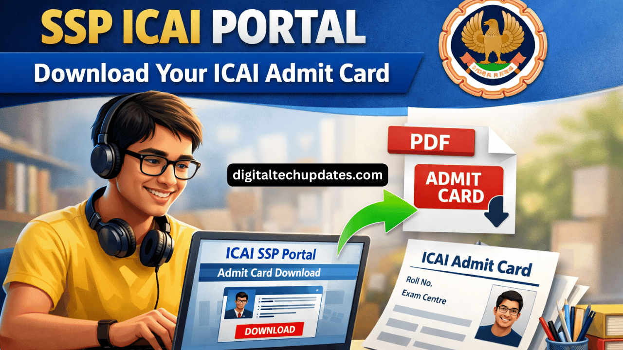 SSP ICAI Portal – How to Download ICAI Admit Card (Complete Guide)