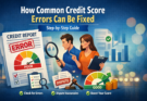 How common credit score errors can be fixed by identifying mistakes, disputing inaccuracies, and improving credit health