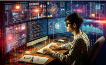 A digital visualization showing the transition from complex big data networks to clear smart insights for everyday life.