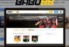 Babu88 online betting platform interface showing sports betting and casino games in Bangladesh.