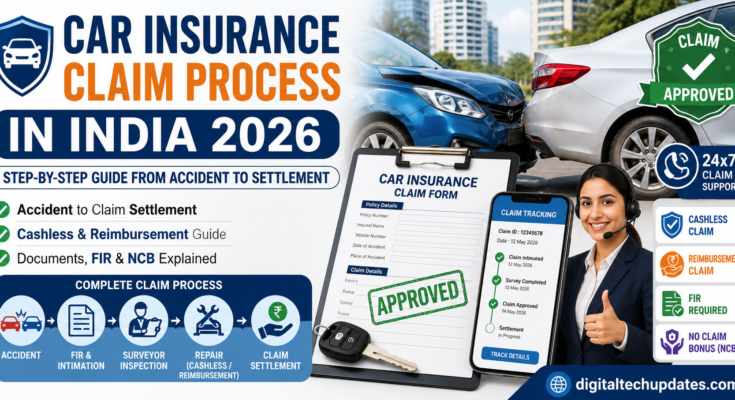 Car Insurance Claim Process in India 2026 step-by-step guide featured image