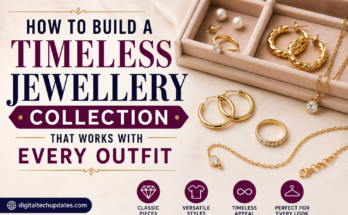 Timeless jewellery collection featuring gold rings, necklaces, earrings, and bracelets that match every outfit.