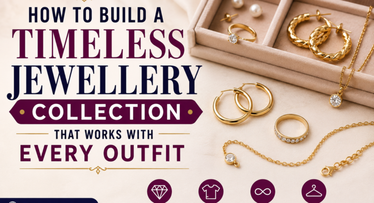 Timeless jewellery collection featuring gold rings, necklaces, earrings, and bracelets that match every outfit.