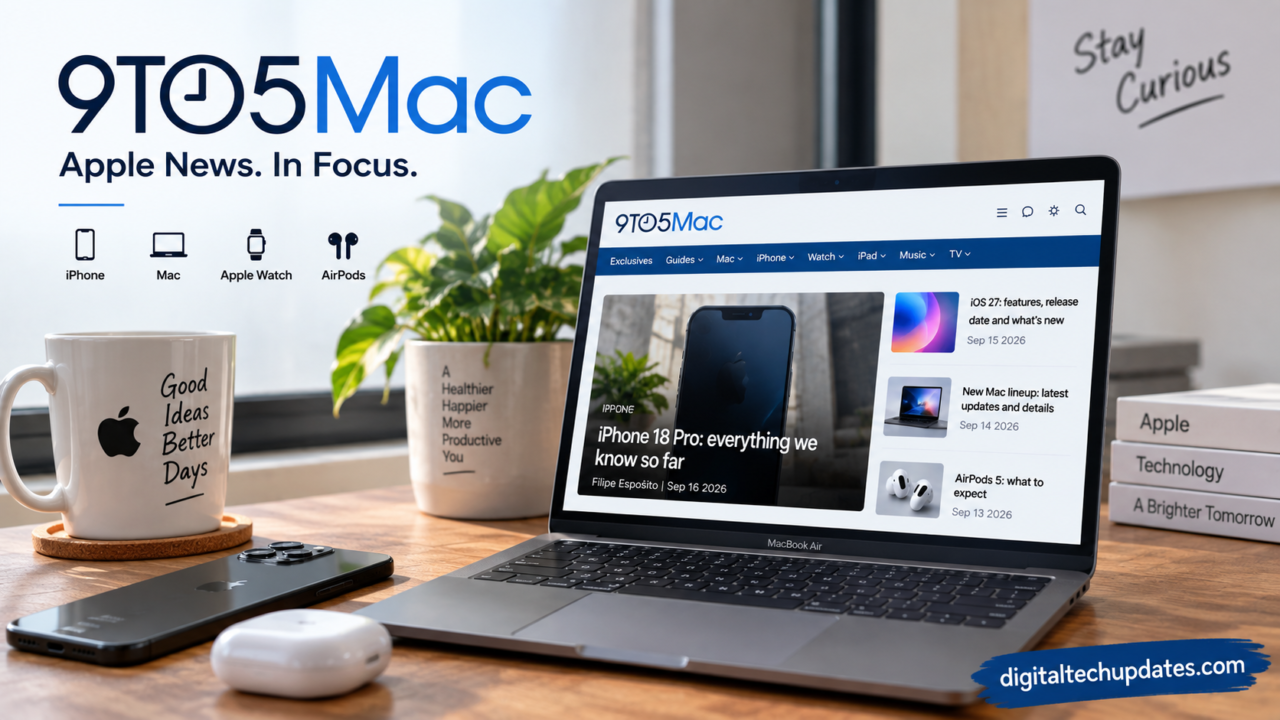 9to5Mac Apple news featuring iPhone, MacBook, Apple Watch and AirPods