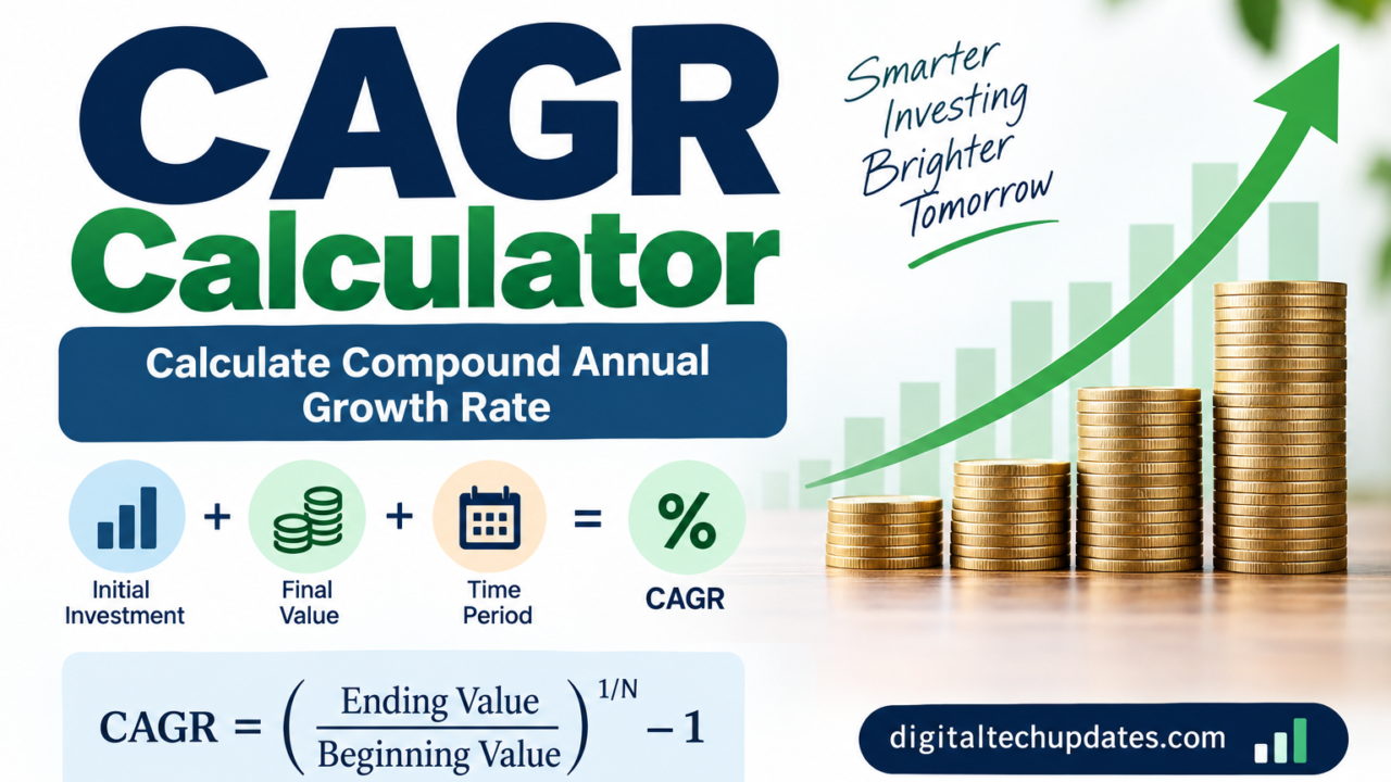 CAGR Calculator – Calculate Compound Annual Growth Rate