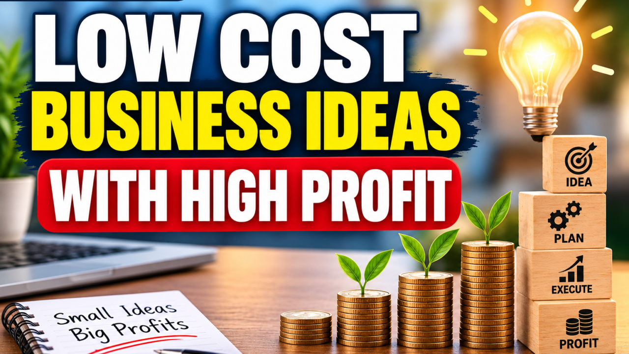 Low cost business ideas with high profit potential