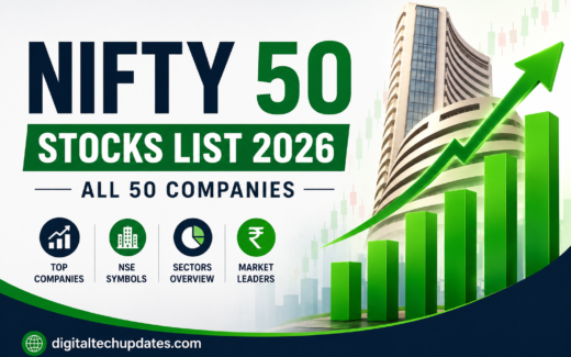 Nifty 50 Stocks List 2026: All 50 Companies, NSE Symbols, Sectors and More