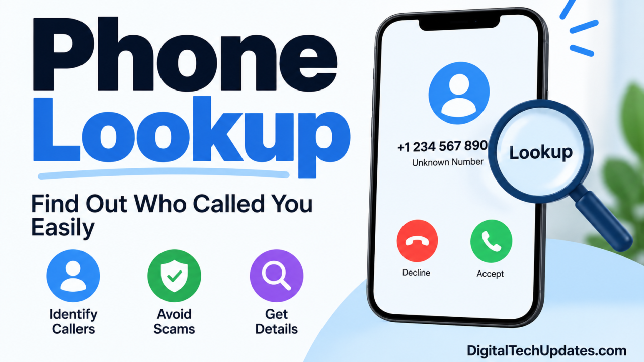 Phone lookup to identify unknown numbers and find caller information