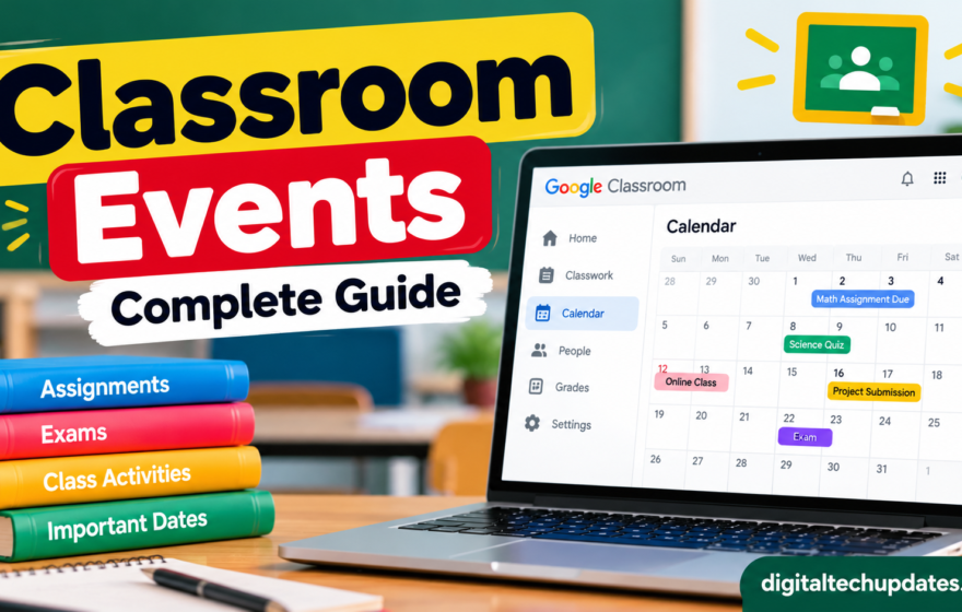 Classroom Events: How Google Classroom Calendars Work