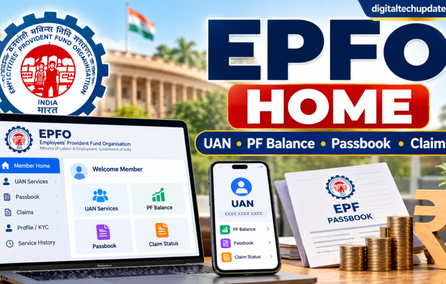 EPFO Home: Official EPFO Website, UAN Login, Passbook & Online Services