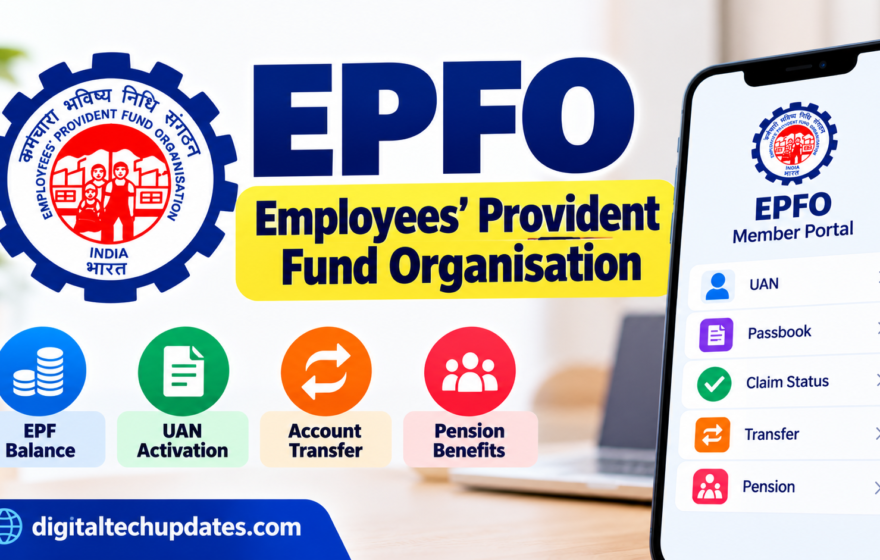 Employees’ Provident Fund Organisation (EPFO): EPF, UAN, Passbook, Pension & Latest Updates