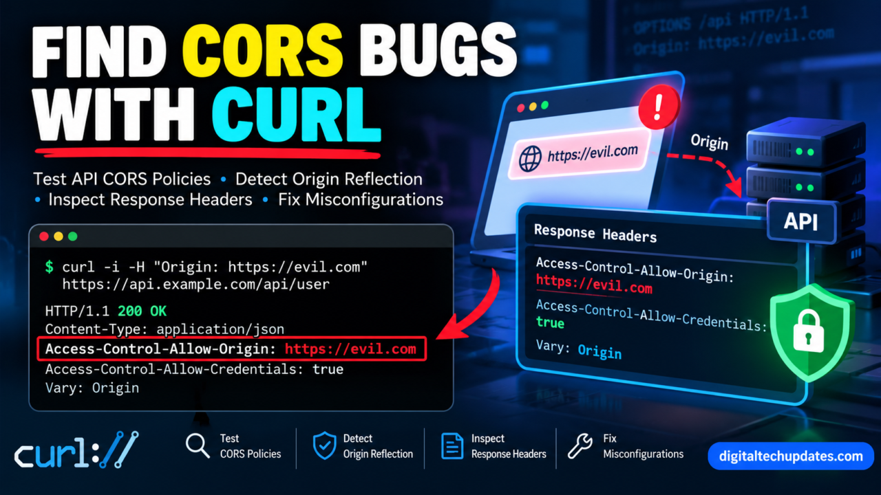 Testing API CORS policies with curl to identify origin reflection bugs