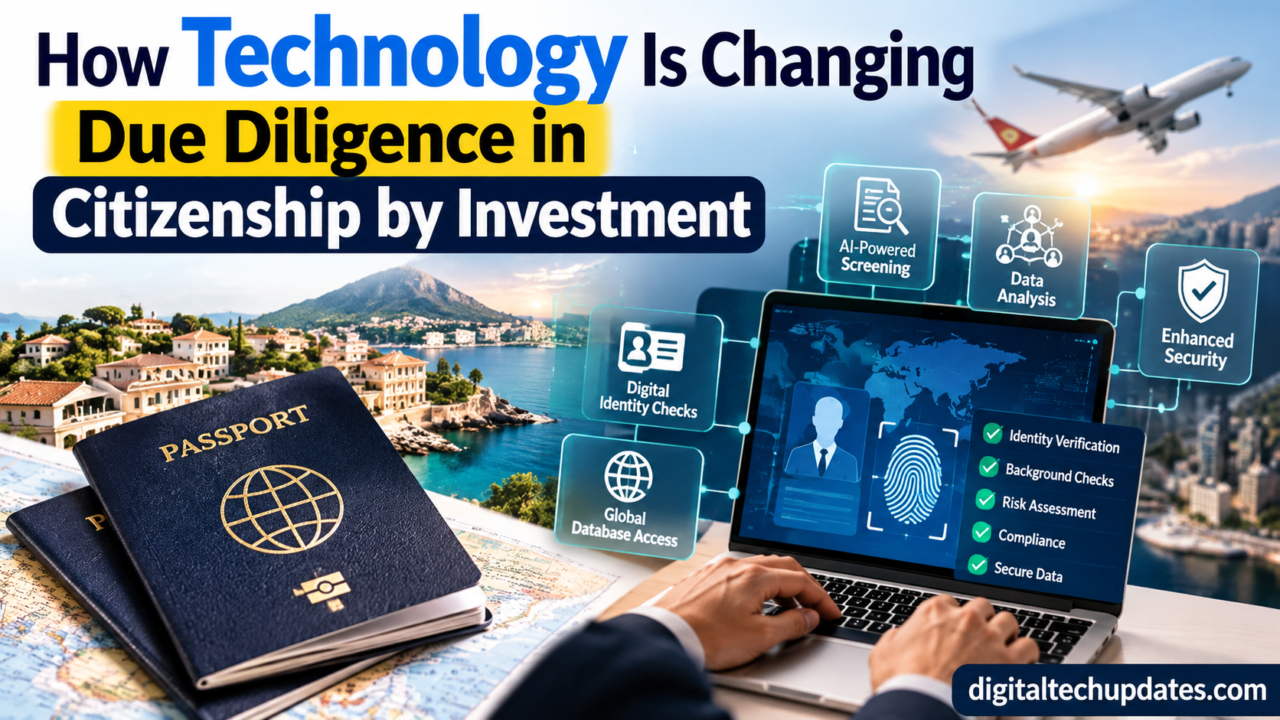 Technology changing due diligence in citizenship by investment