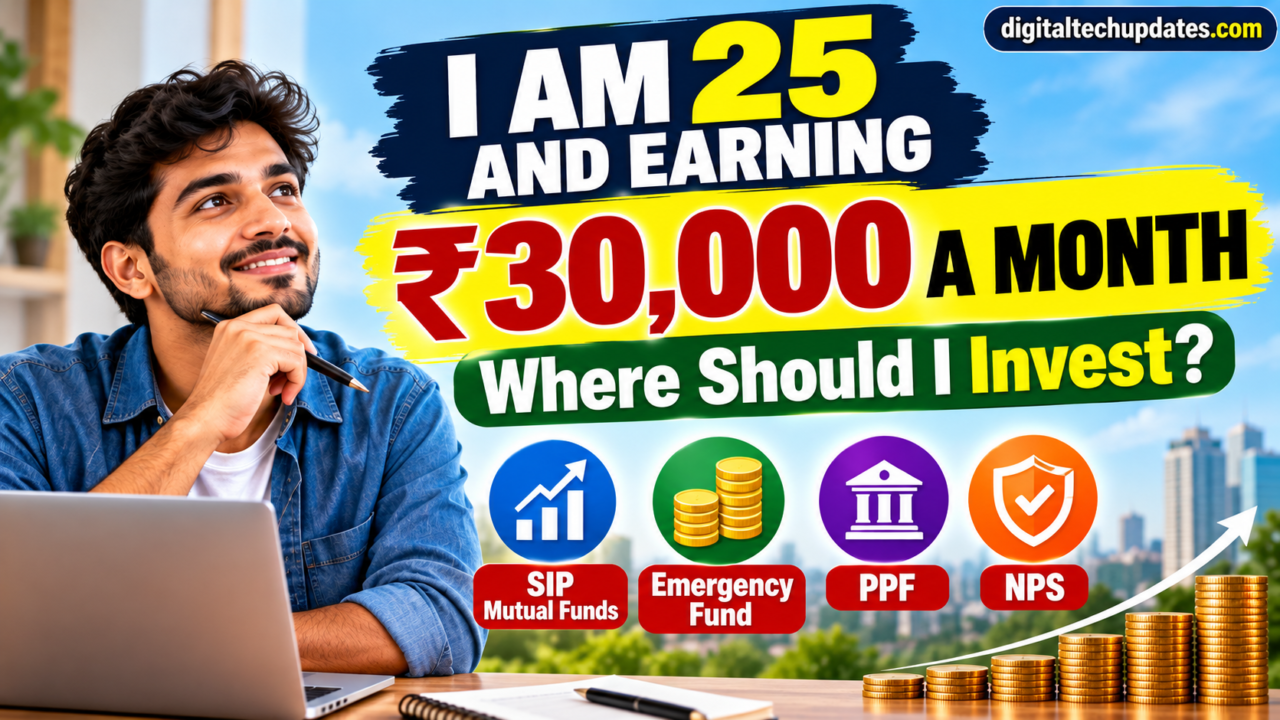 Investment plan for a 25-year-old earning ₹30,000 per month with SIP, PPF, NPS and emergency fund