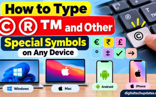 How to Type © ® ™ and Other Special Symbols on Any Device