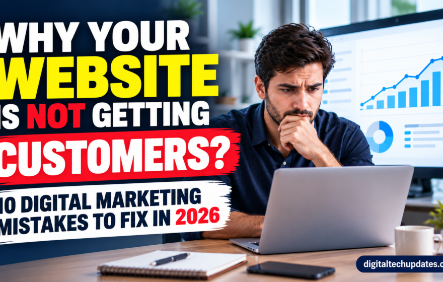 Why Your Website Is Not Getting Customers: 10 Digital Marketing Mistakes to Fix in 2026