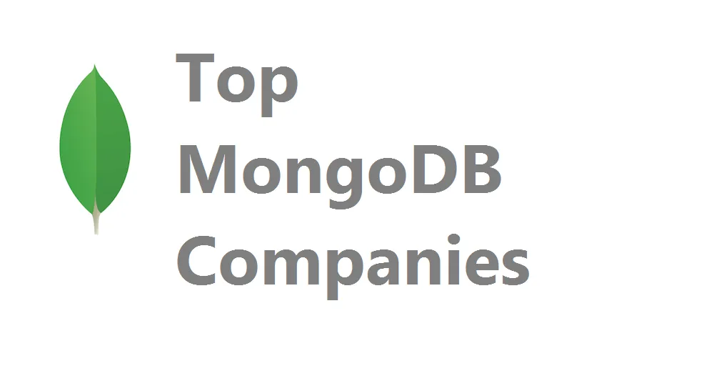 Logos of companies using MongoDB with database icons
