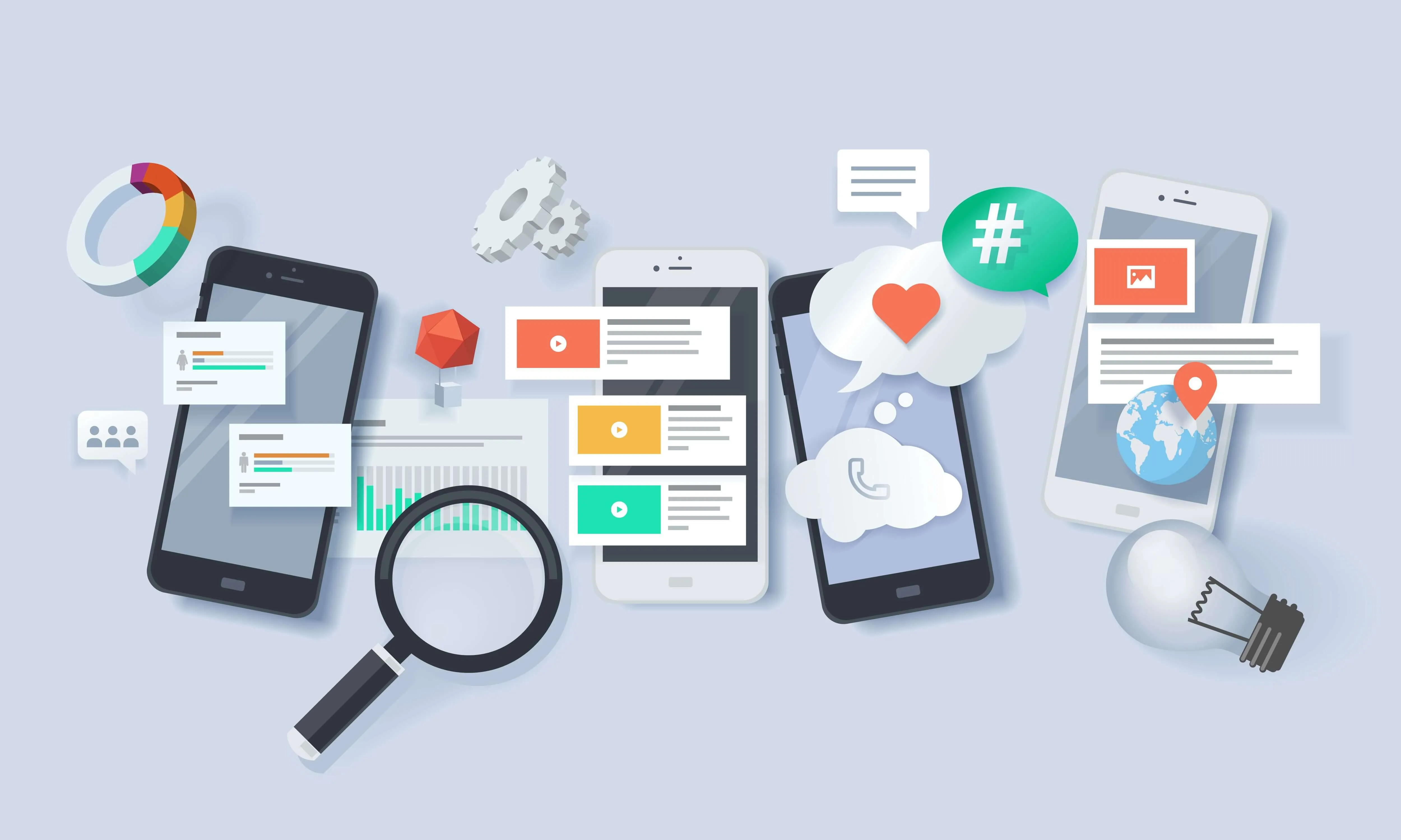 Google Analytics dashboard showing website traffic and user data