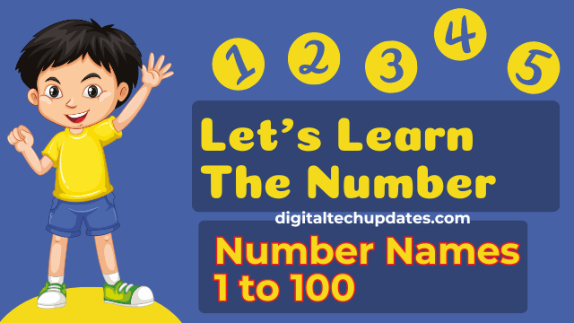 Number Names 1 to 100