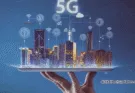 Business professionals using 5G technology in 2025 for global connectivity and digital transformation
