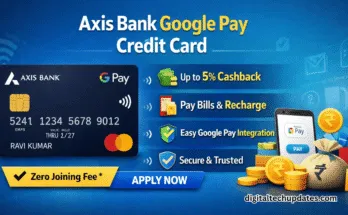 Axis Bank Google Pay Credit Card with cashback benefits and digital payments