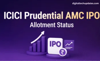 ICICI Prudential AMC IPO allotment status and listing details