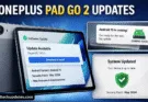 OnePlus Pad Go 2 updates showing Android version, OxygenOS features and latest security patches