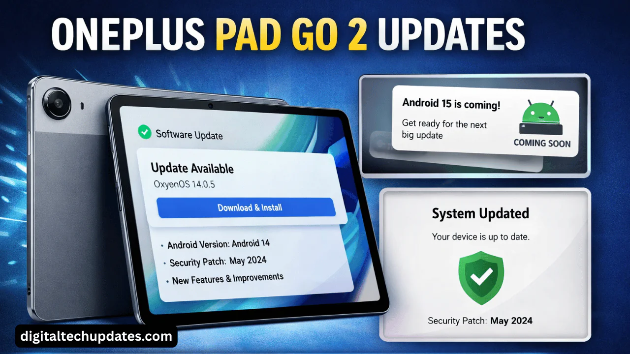 OnePlus Pad Go 2 Updates: Latest Software, Android Version, Features & What’s Coming Next