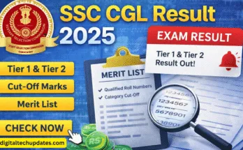 ssc cgl result 2025 tier 1 tier 2 cut off