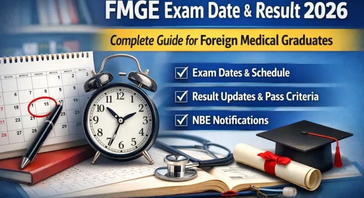FMGE exam date and result 2026 guide for foreign medical graduates