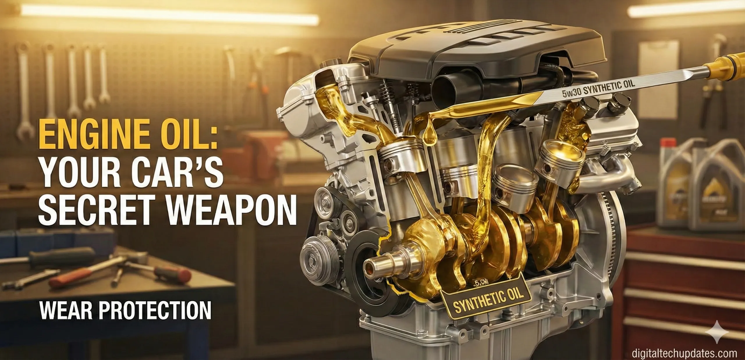 Engine Oil: Your Car’s Secret Weapon Against Wear and Tear
