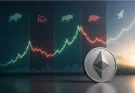 Ethereum cryptocurrency price chart showing bull runs, crashes, and future market trends