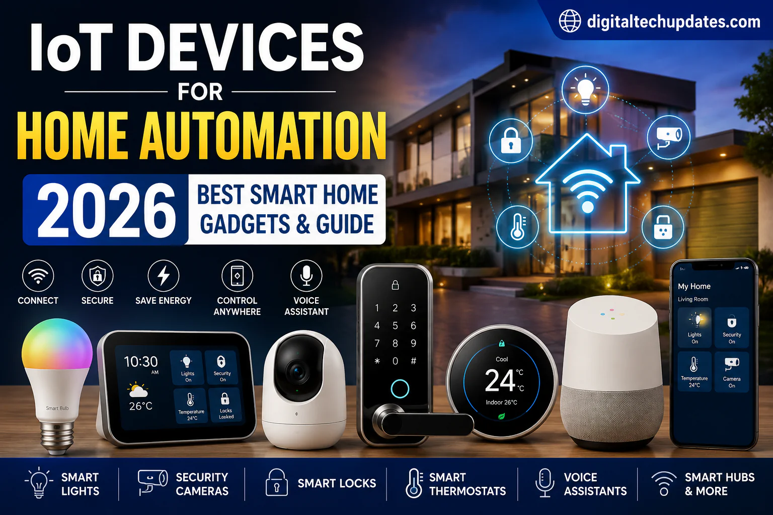 Best IoT Devices for Home Automation in 2026: Build Your Smart Home Without Going Broke