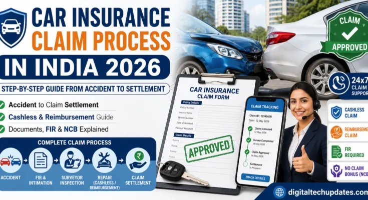Car Insurance Claim Process in India 2026 step-by-step guide featured image