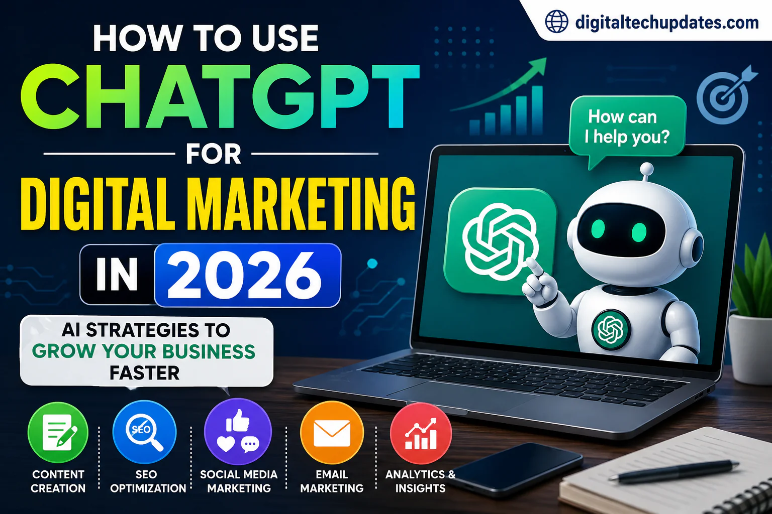 How to Use ChatGPT for Digital Marketing in 2026: The Complete Practical Guide With Prompts