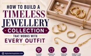 Timeless jewellery collection featuring gold rings, necklaces, earrings, and bracelets that match every outfit.
