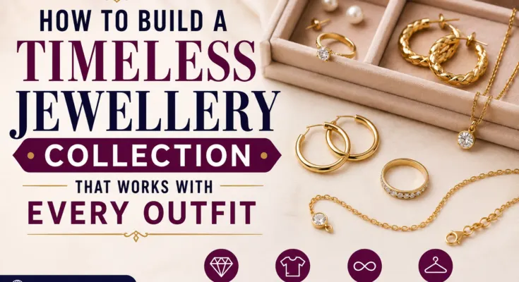 Timeless jewellery collection featuring gold rings, necklaces, earrings, and bracelets that match every outfit.
