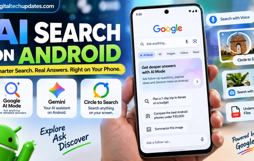 AI Search on Android Phones: How to Use Google AI Mode, Gemini & Circle to Search