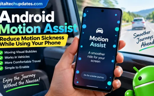 Android Motion Assist: How Google’s New Feature Helps Reduce Motion Sickness